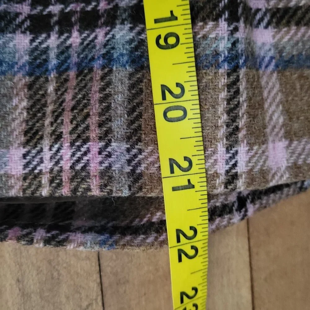 Boden British Tweed by Moon Pleated Wool Skirt Size 14L - Picture 10 of 10